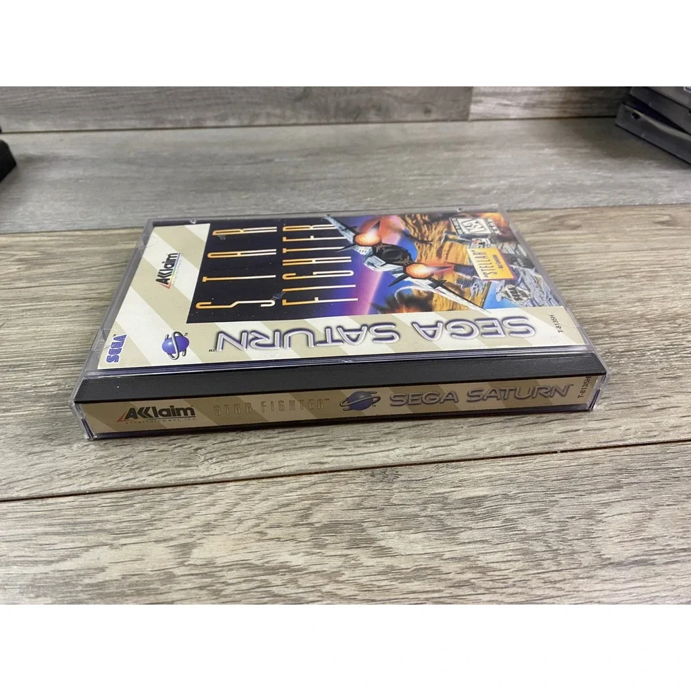 Star Fighter Sega Saturn 1996 Acclaim Space Combat‎ Flight Sim T-8135H Long Box
